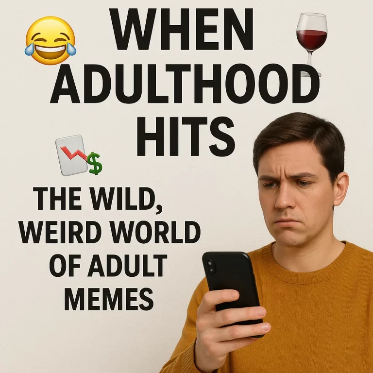 🤣 When Adulthood Hits: The Wild, Weird World of Adult Memes 🍷📉💸