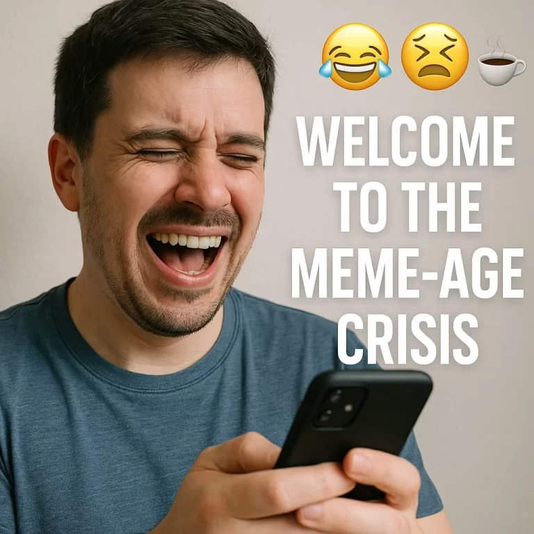 😂 Welcome to the Meme-age Crisis🥴 Where the Wi-Fi’s strong, the coffee’s cold, and our souls are tired ☕📉Congratulations! If you’re reading this, you’re either: