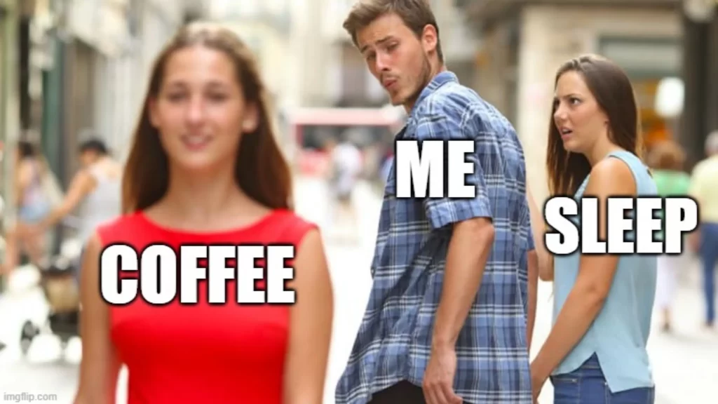 "Coffee or Sleep? This Relatable Meme Is Every Tired Adult's Dilemma!" 1 best new coffee memes random pics